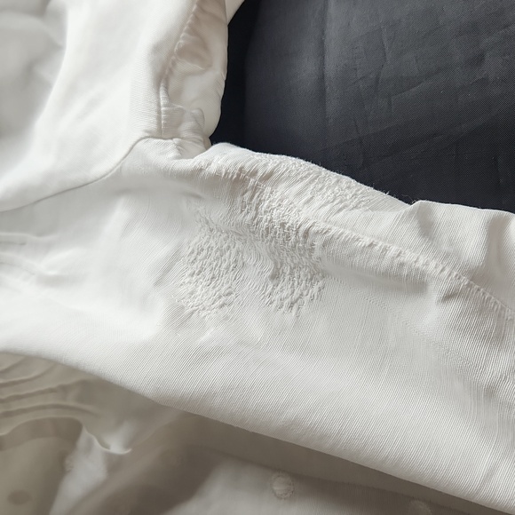 Antique 1900s white embroidered Milkmaid button back Prairi Fantasy blouse - Picture 7 of 12